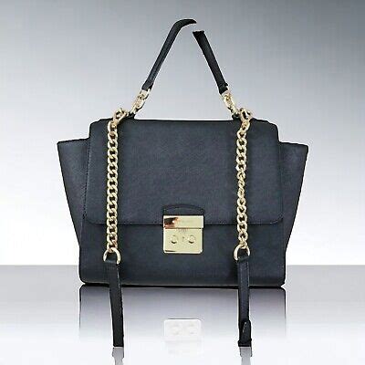 michael kors brandi chain leather satchel